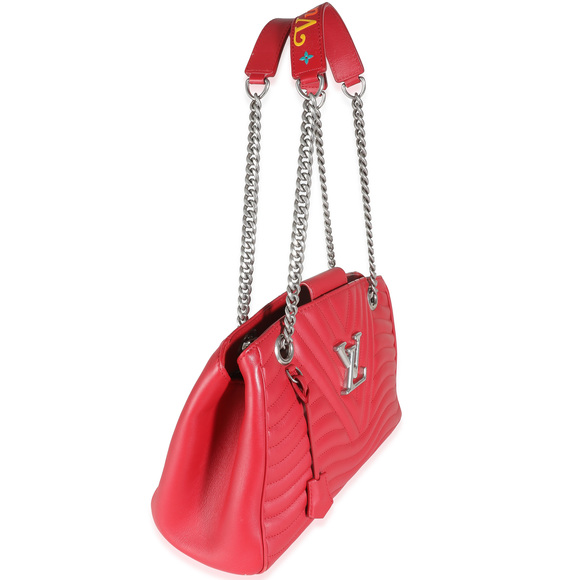 Louis Vuitton Ecarlate Calfskin New Wave Chain Tote - Picture 4 of 7